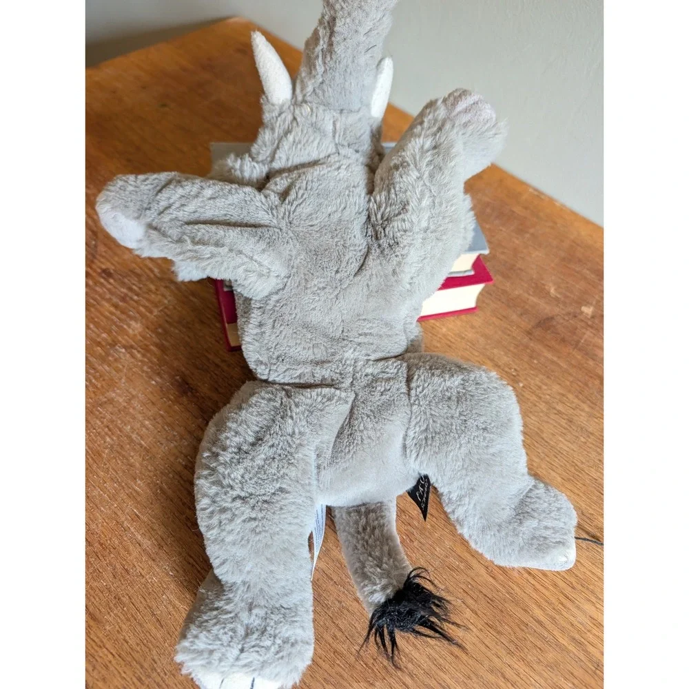 FAO Schwarz Plush Elephant Gray Floppy Stuffed Animal 2020 15 inch